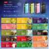 RELX 30000 Puffs Freeze 三档可调冰雾模式|30000口长效续航 可充电便携机身|口味列表图 RELX 30000 Puffs Freeze 三档可调冰雾模式|30000口长效续航 可充电便携机身|