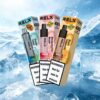 RELX MagicGo GA4000 一次性便携雾化设备 4000口长效续航｜FEELM细腻雾化芯 18款冰川冰镇风味：冷泡茶+汽水+鲜果甜品全覆盖 统一INS冰川冰块冷风视觉