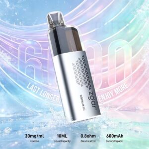 长效续航！Zgar Retro 6000 Puffs 一次性雾化杆 10ml大容量烟油 冰感果味不漏油