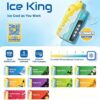 冰神夏日限定版 Elfbar Ice King 40000 口一次性雾化棒|夏日海浪限量涂装 五档冰度三档 Turbo 三重网芯 LCD 大屏 20ml 大容量 Type-C 快充解暑大烟雾设备 冰神夏日限定版 Elfbar Ice King 40000 口一次性雾化棒|夏日海浪限量涂装 五档冰度三档 Turbo 三重网芯 LCD 大屏 20ml 大容量 Type-C 快充解暑大烟雾设备